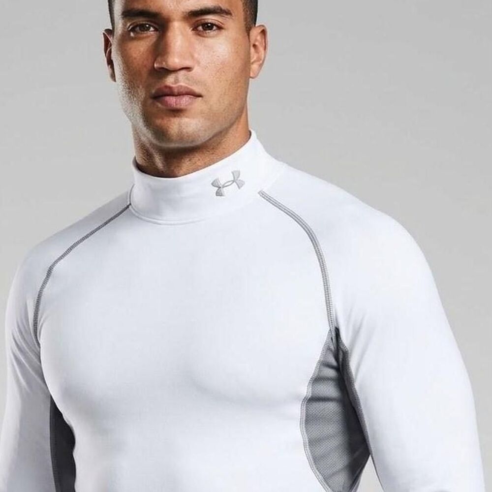 Under Armour Compression Long Sleeve Mock Neck Shirt  XL activewear blokecore